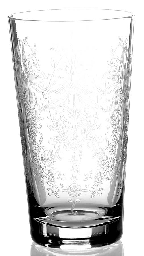 Orchid 12 Oz Flat Tumbler by Heisey-1