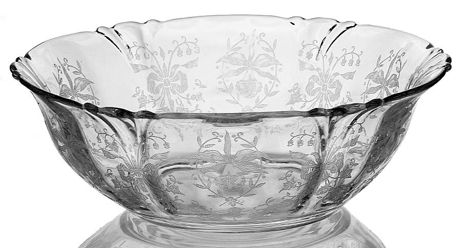 Orchid Small Flared Bowl by Heisey-1