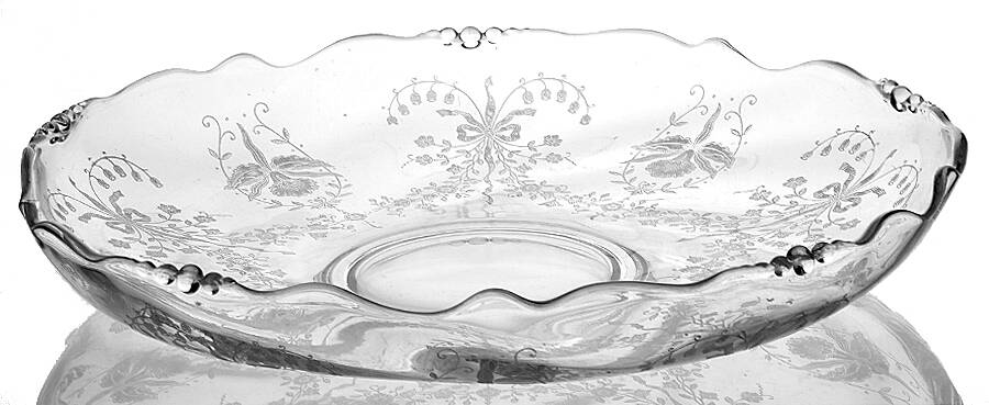 Orchid 13" Gardenia Bowl by Heisey-1