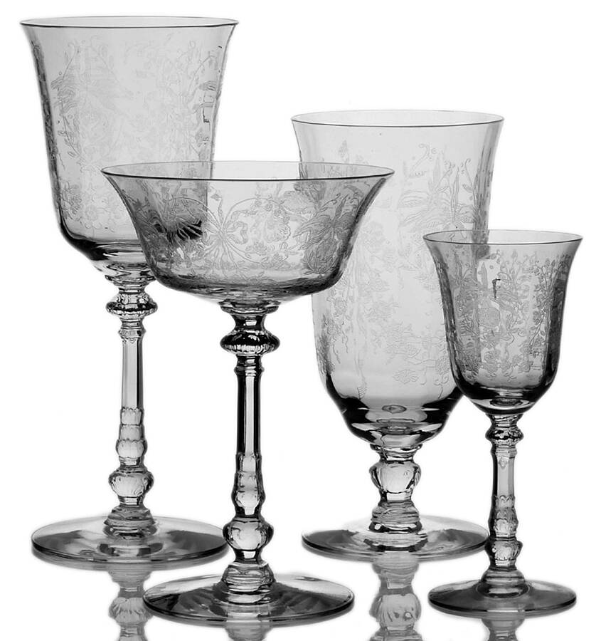 Orchid 4 Piece Place Setting by Heisey-1