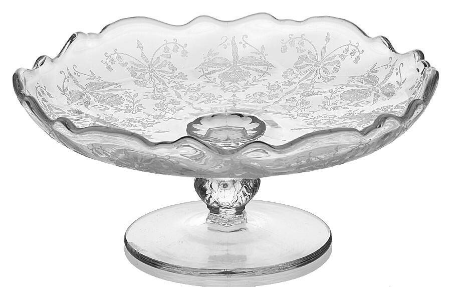 Orchid Open Honey Dish by Heisey-1