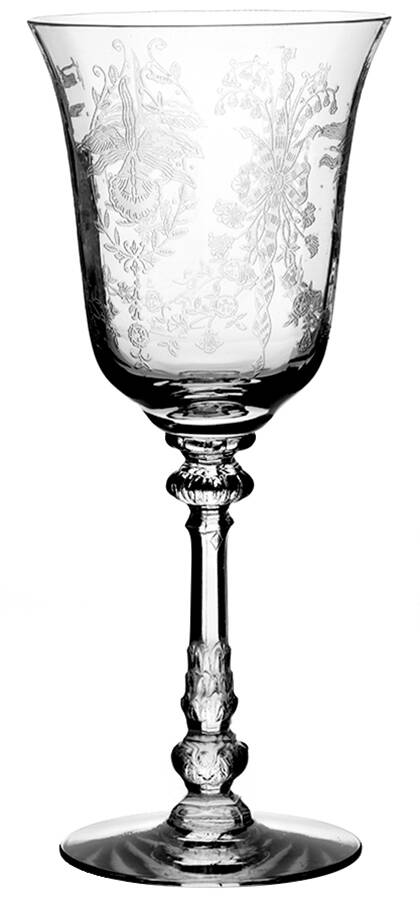 Orchid Water Goblet by Heisey-1