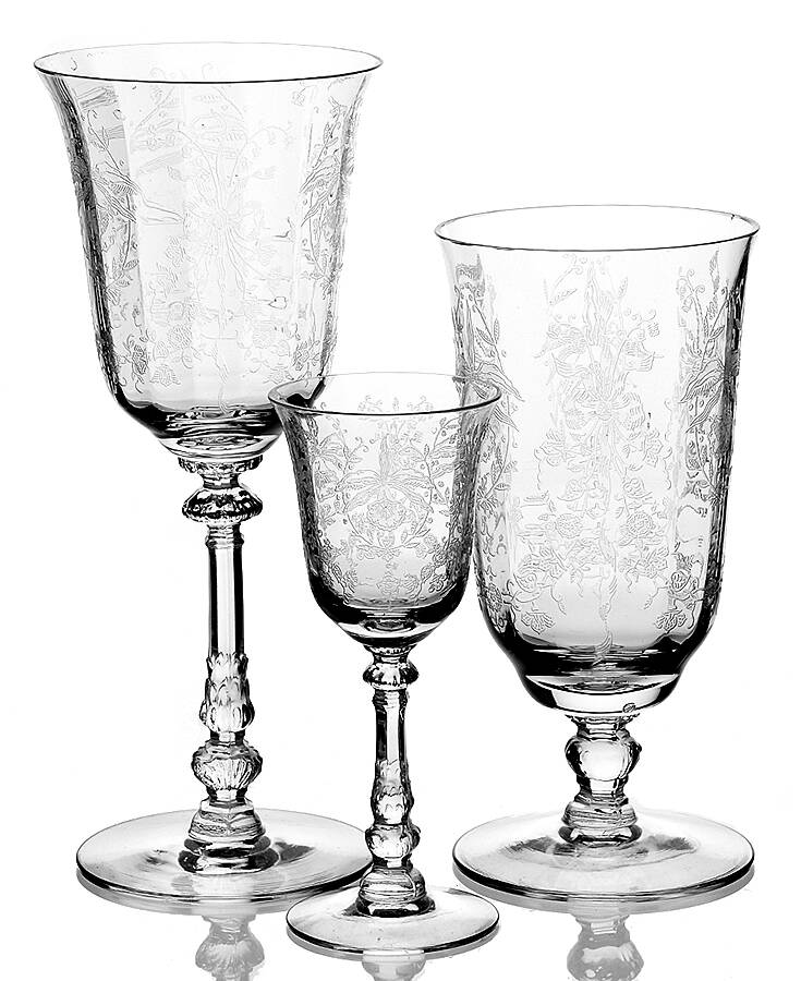 Orchid 24 Piece Estate Set by Heisey-1