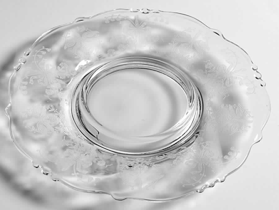 Orchid Mayonnaise Underplate Only by Heisey-1