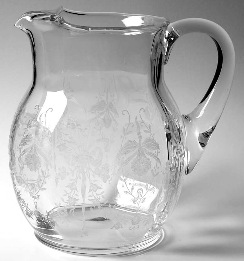 Orchid 73 Oz Jug by Heisey-1
