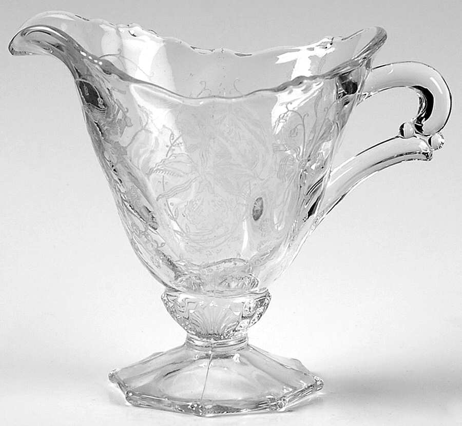 Orchid Creamer by Heisey-1
