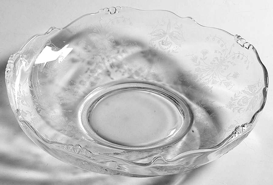 Orchid 9" Gardenia Bowl by Heisey-1