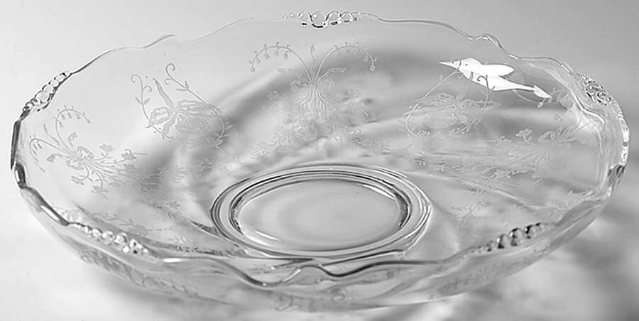 Orchid 12" Gardenia Bowl by Heisey-1