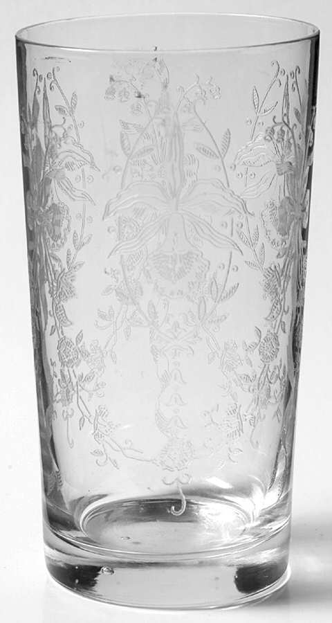 Orchid 12 Oz Flat Tumbler by Heisey-1