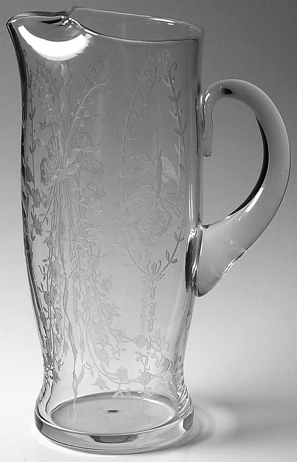 Orchid 64 Oz Pitcher by Heisey-1