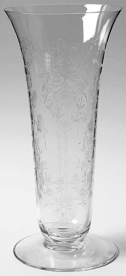Orchid 9" Flower Vase by Heisey-1