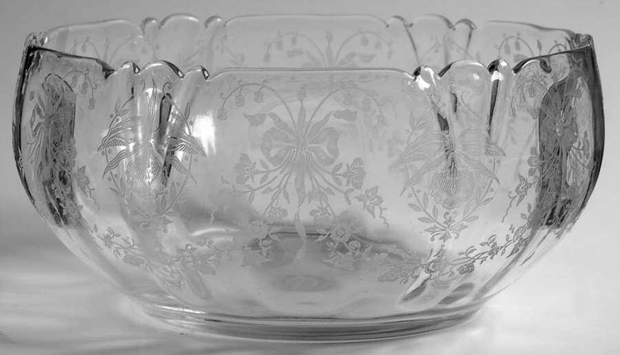 Orchid 6" Round Bowl by Heisey-1