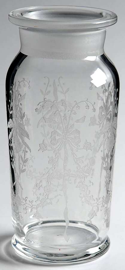 Orchid 16 Oz Shape 1 Martini Mixer Bottle by Heisey-1