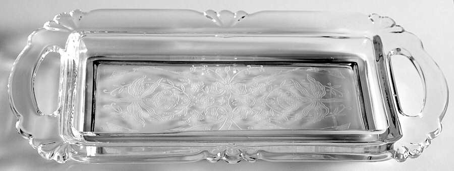 Orchid Tray by Heisey-1