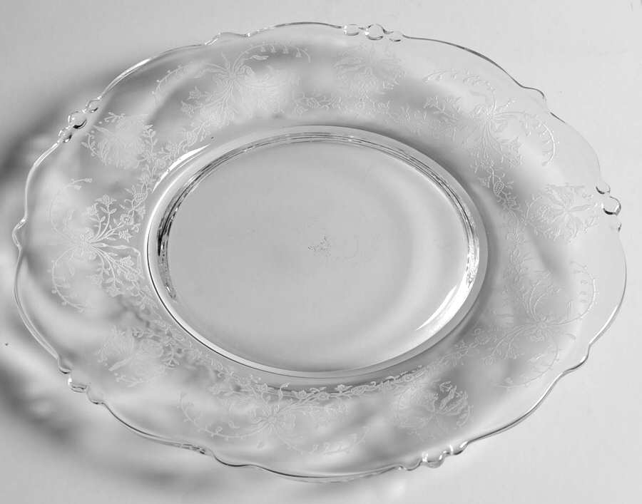 Orchid 8" Salad Plate by Heisey-1