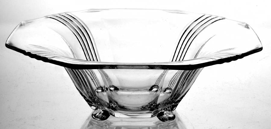 Parallel Quarter 8" Flared Bowl by Heisey-1
