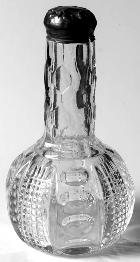 Punty & Diamond Point Shaker Set & Sterling Lids by Heisey-1