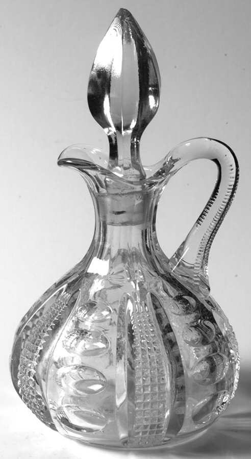 Punty & Diamond Point Oil with Stopper by Heisey-1