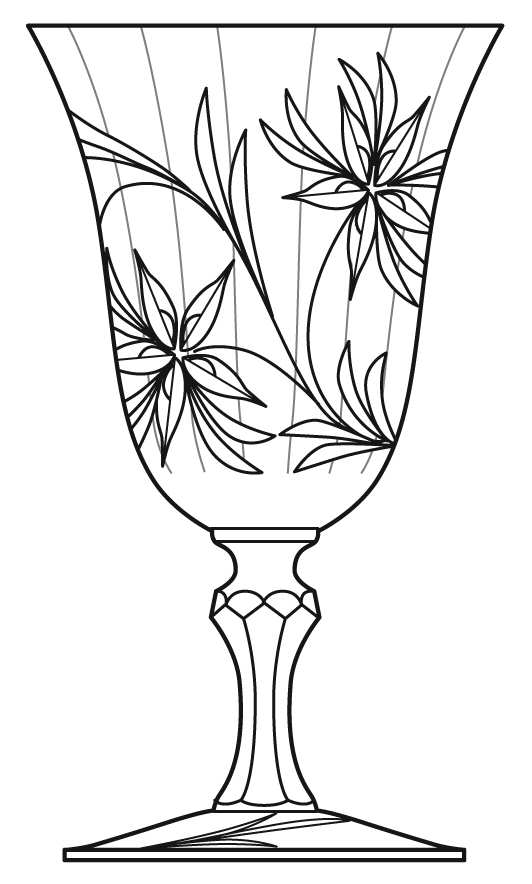 Peachtree Low Water Goblet by Heisey-1