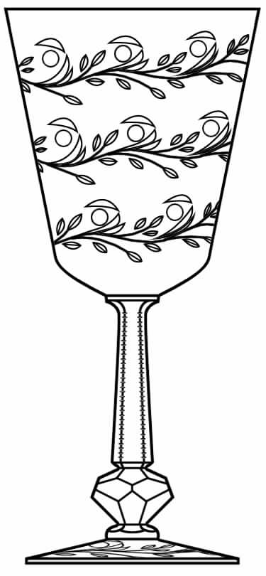 Pembroke Water Goblet by Heisey-1