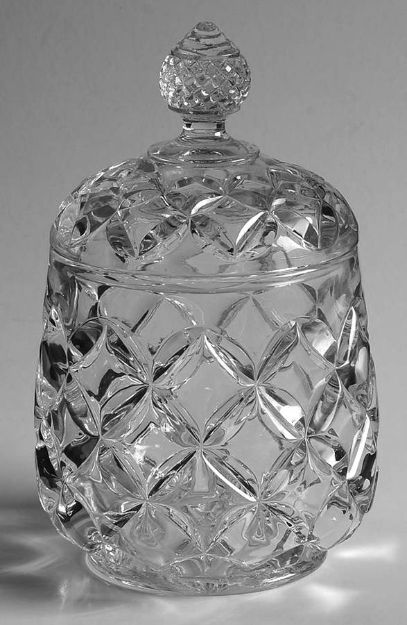 Pillows (Stem #325) Sugar Bowl & Lid by Heisey-1