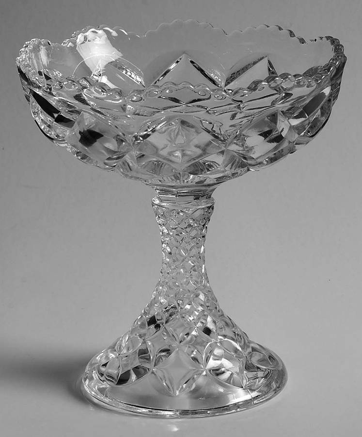 Pillows (Stem #325) Footed Open Jam/Jelly by Heisey-1
