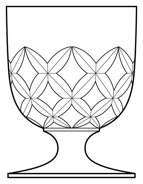 Pillows (Stem #325) Water Goblet by Heisey-1