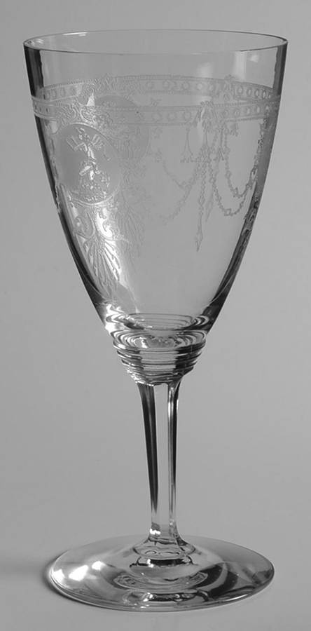 Pied Piper Water Goblet by Heisey-1