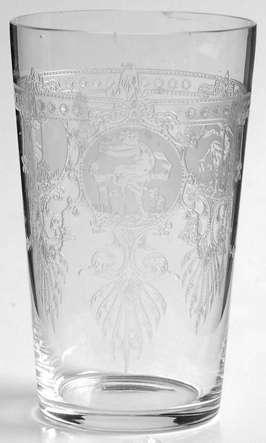 Pied Piper Flat Juice Glass by Heisey-1