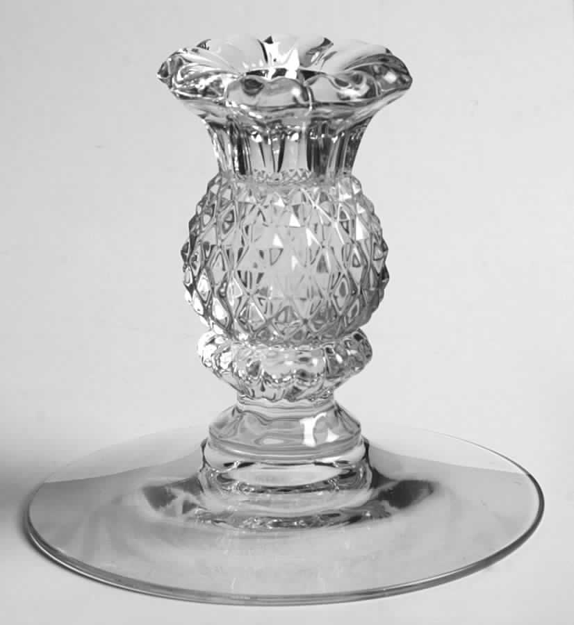 Plantation Pressed Single Light Candlestick by Heisey-1