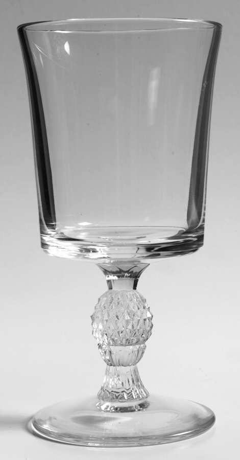 Plantation Pressed Water Goblet by Heisey-1
