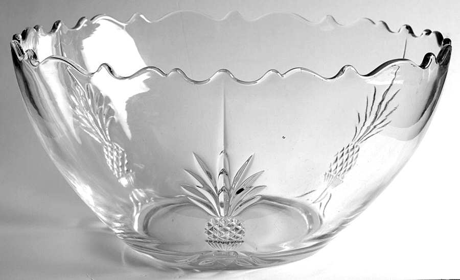 Plantation Pressed Salad Bowl by Heisey-1