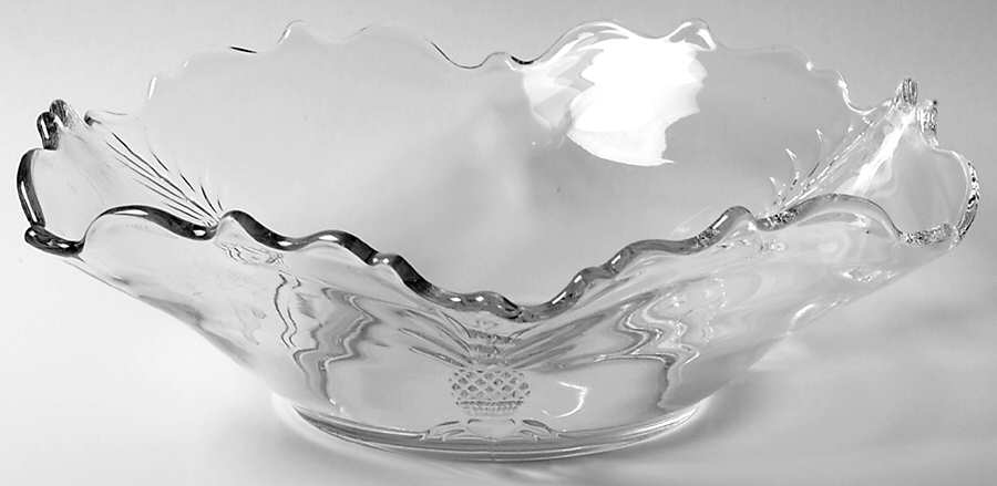Plantation Pressed Medium Crimped Bowl by Heisey-1