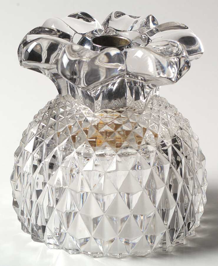Plantation Pressed Base for Hurricane Lamp by Heisey-1
