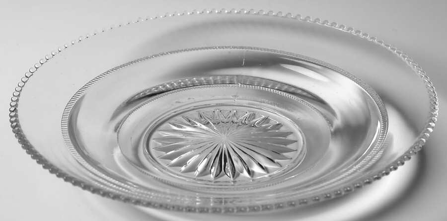 Plain Band Clear Dinner Plate by Heisey-1