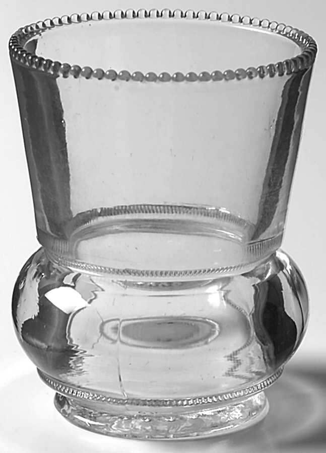 Plain Band Clear Open Spooner by Heisey-1