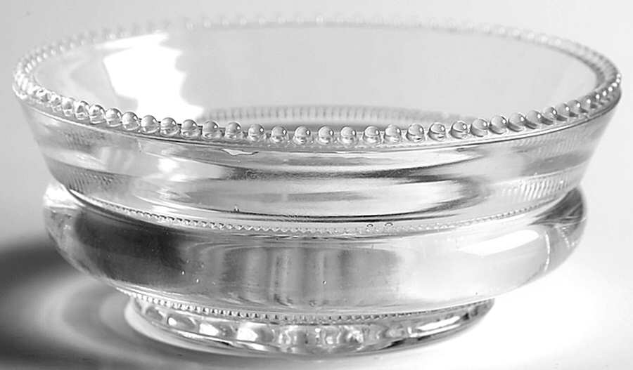 Plain Band Clear 4" Nappy by Heisey-1