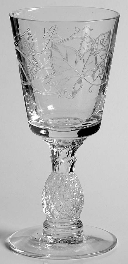 Plantation Ivy Wine Glass by Heisey-1
