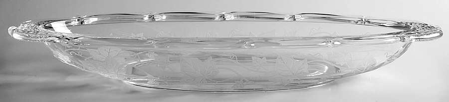 Plantation Ivy 13" Oval  Celery by Heisey-1