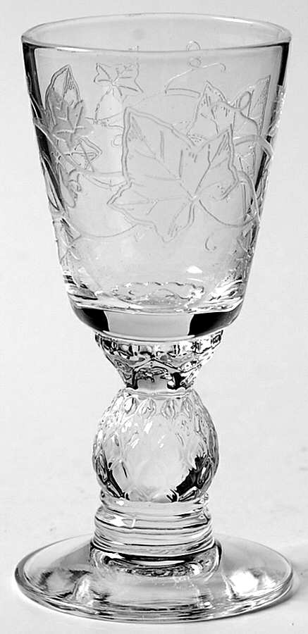 Plantation Ivy Cordial Glass by Heisey-1