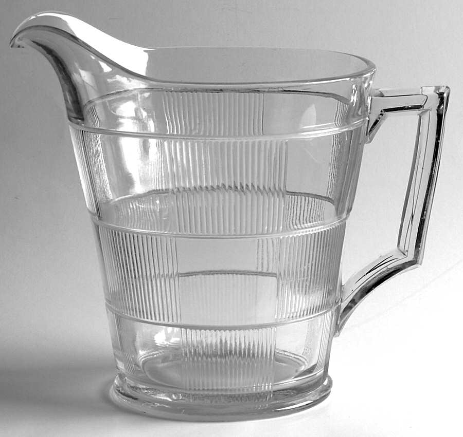 Pleat & Panel 48 Oz Pitcher by Heisey-1