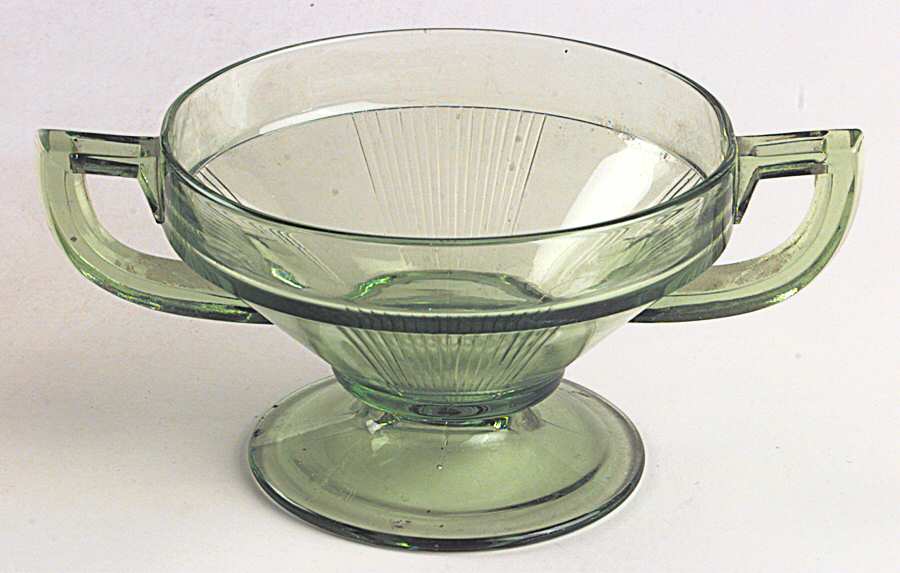 Pleat and Panel Moongleam Green Open Sugar by Heisey-1