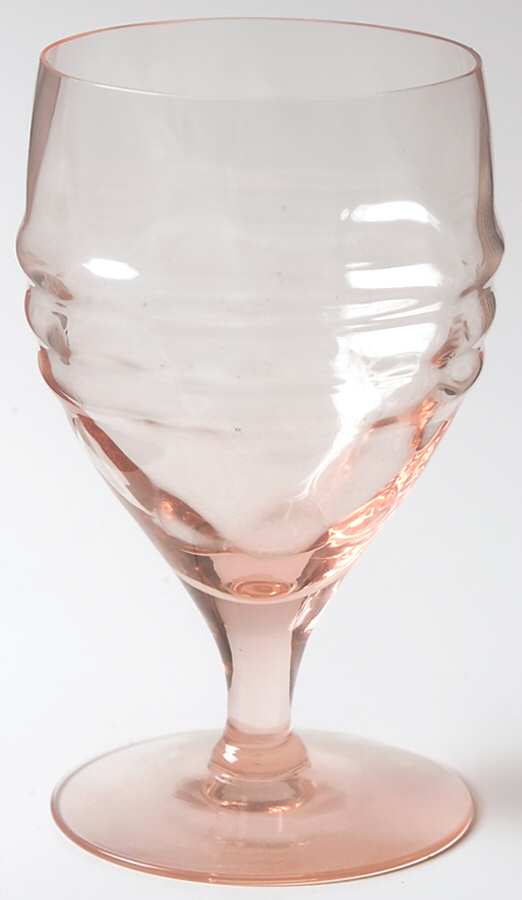 Portsmouth Flamingo (Pink) Water Goblet by Heisey-1