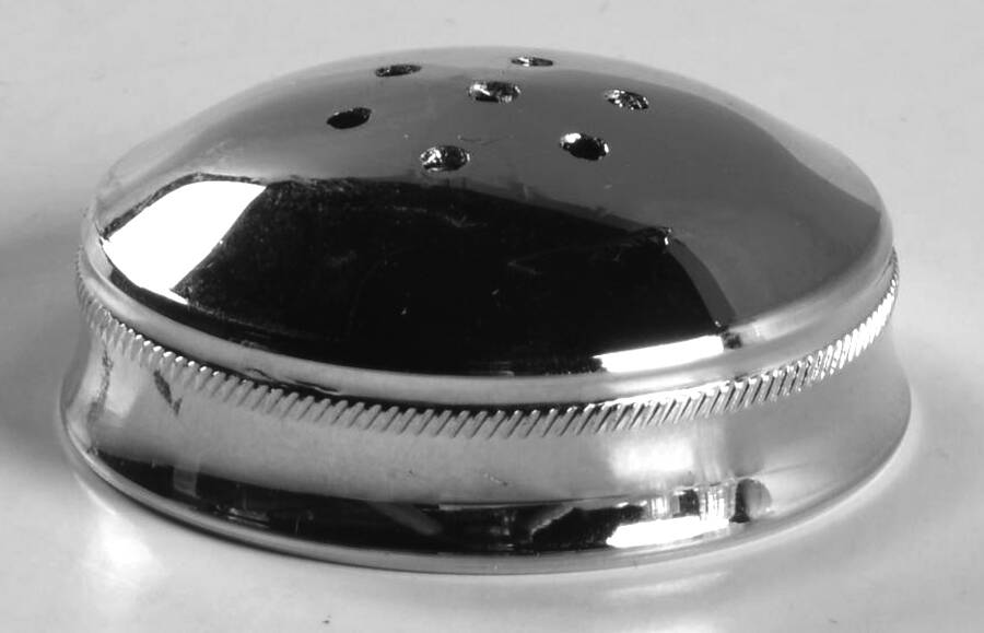 Prison Stripes Metal Lid for Shaker by Heisey-1