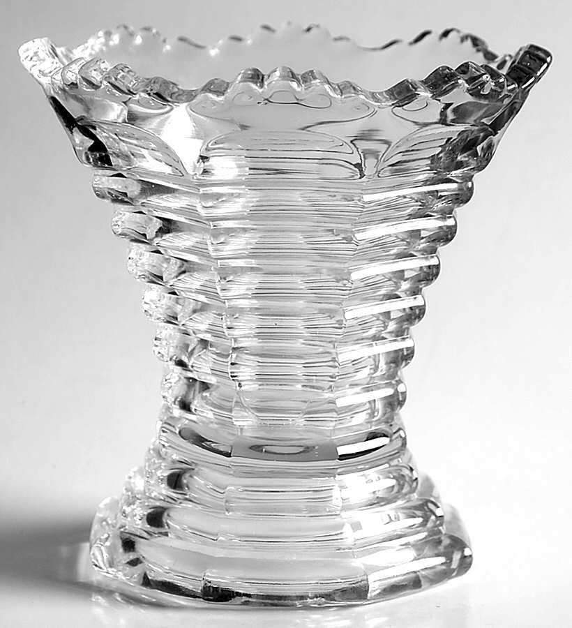 Prison Stripes 4" Flower Vase by Heisey-1