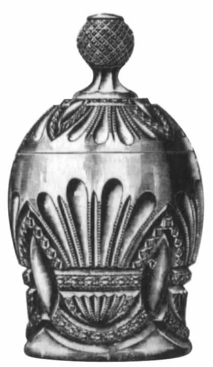 Prince of Wales, Plumes Sugar Bowl & Lid by Heisey-1