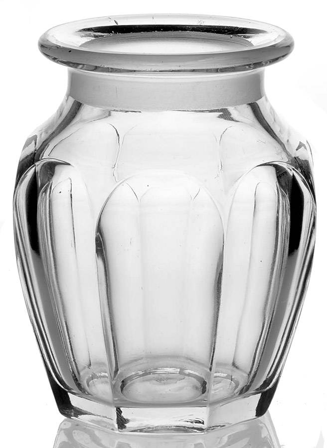 Puritan Clear (Colonial) Horseradish Jar No Lid by Heisey-1