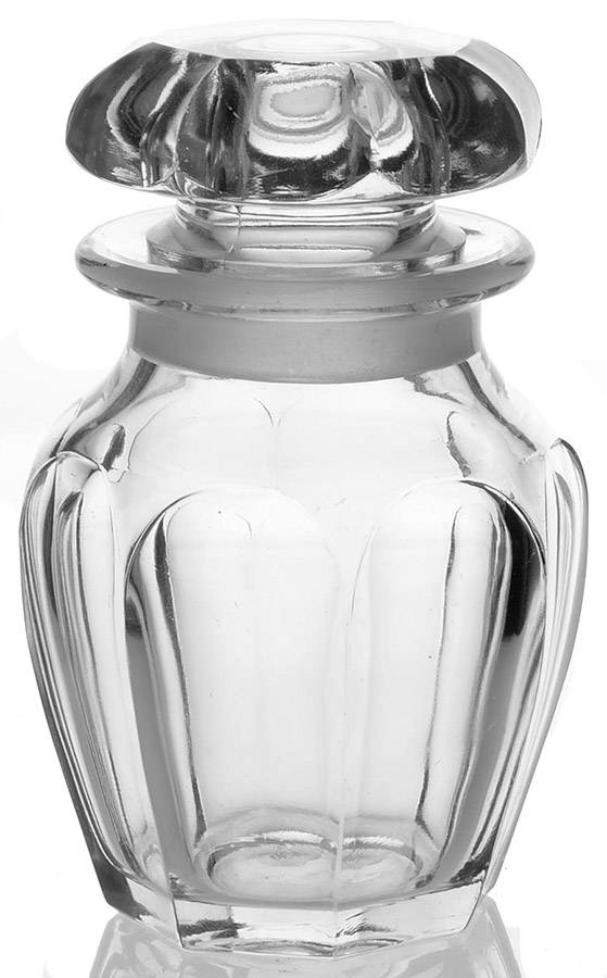 Puritan Clear (Colonial) Horseradish Jar & Lid by Heisey-1