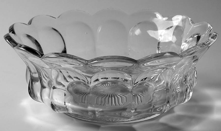 Puritan Clear (Colonial) 8" Nappy by Heisey-1