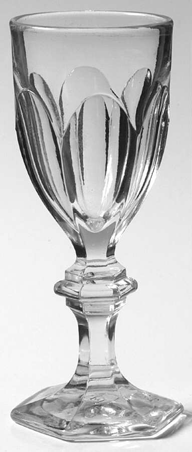 Puritan Clear (Colonial) Sherry by Heisey-1
